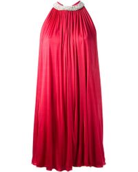 Azzaro Crystal Embellished Shift Dress - Lyst
