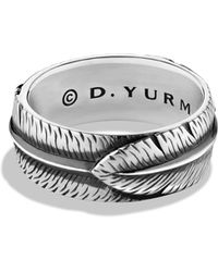 David Yurman Frontier Band Ring - Lyst