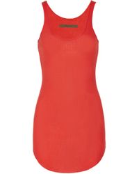 Enza Costa Ribbed Jersey Tank - Lyst