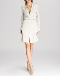 Halston Heritage Dress - Multi-Needle Stitch Shirt - Lyst