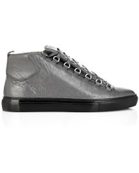 Balenciaga Arena Leather High-top Trainers - Lyst