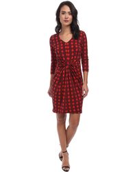 Karen Kane Diamond Print Tiffany Dress - Lyst