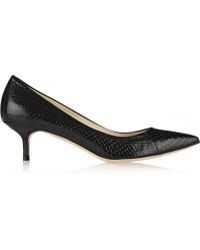Brian Atwood Degas Elaphe Pumps - Lyst