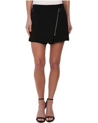 Calvin Klein Moto Shorts W/ Zip - Lyst