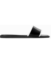 zara black sandals