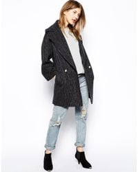 Helene Berman Reefer Coat - Lyst