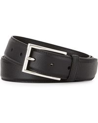Prada Saffiano Buckle Belt - Lyst