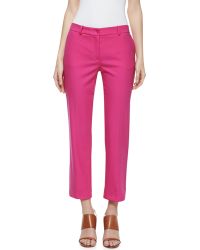 Michael Kors Samantha Cropped Skinny Pants - Lyst