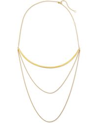 Jennifer Zeuner Kendall Multi-Chain Choker Necklace - Lyst