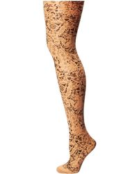 Betsey Johnson Oh So Bj Sheer Printed Tight - Lyst