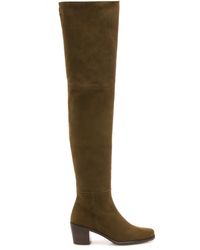 stuart weitzman green boots