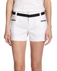 Alice + Olivia Trimmed Shorts - Lyst