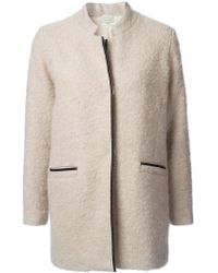 Forte Forte Fur Effect Overcoat - Lyst