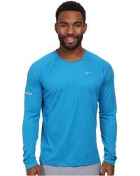 Nike Miler L/S Uv Shirt - Lyst