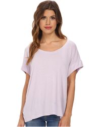 Splendid Very Light Jersey Circle Tee - Lyst