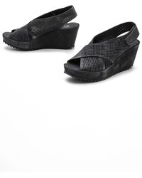 Pedro Garcia Frigg Suede Sandals - Coal - Lyst