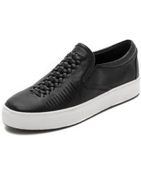 Belle By Sigerson Morrison Sarasi Slip On Sneakers - Black - Lyst