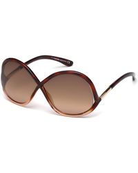 Tom Ford Ivanna Wrap Sunglasses - Lyst