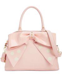 Betsey Johnson Macy'S Exclusive Dome Satchel - Lyst