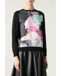 Lulu & Co Lulu And Co Chad Wys 118 Printed Jumper - Lyst