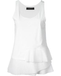 Thakoon Pleated Tank - Lyst