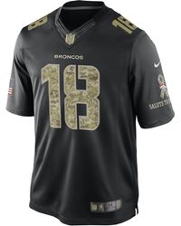 Nike Peyton Manning Denver Broncos Salute To Service Jersey - Lyst