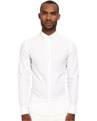 Balmain Hidden Placket Button Up - Lyst