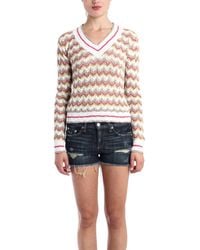 Charlotte Ronson Knit Sweater Multi - Lyst
