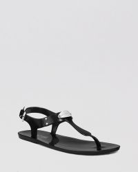 michael kors flat jelly sandals