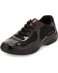 prada americas cup suede sneaker