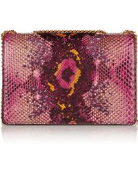 Marc Jacobs Trouble Sequin-Embellished Python Shoulder Bag - Lyst