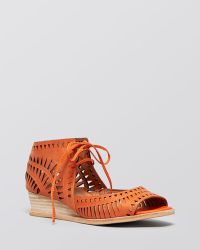 Jeffrey Campbell Open Toe Demiwedge Sandals - Rodillo - Lyst