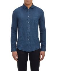 John Varvatos Linen Slim-Fit Shirt - Lyst
