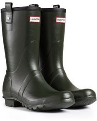 olive green hunter boots short