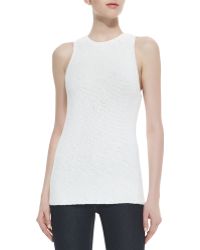 Michael Kors Cotton Rope Bias Tank - Lyst