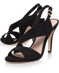 miss kg barely there heeled sandals