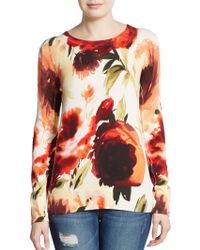Haute Hippie Vanishing Floral Sweater - Lyst