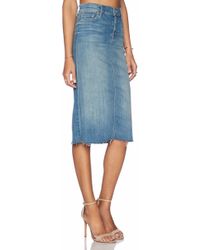 Mother Easy A Skirt - Lyst