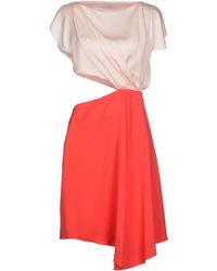 Vionnet Short Dress - Lyst