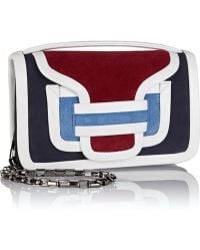 Pierre Hardy Color-Block Suede And Leather Shoulder Bag - Lyst