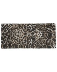 Topshop Leopard Print Skinny Scarf - Lyst