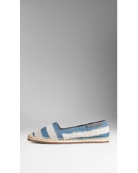 Burberry Painterly Stripe Espadrilles - Lyst