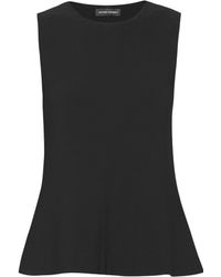 Narciso Rodriguez Ribbed Stretch-Knit Top - Lyst
