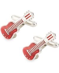 Link Up Red Guitar Cuff Links - Lyst