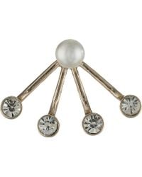 Sam Edelman Rodeo Show Pearl Floater Earring - Lyst