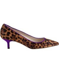 Brian Atwood Degas Pump Leopard Hair Calf - Lyst