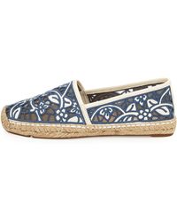 Tory Burch Lucia Lace Espadrille - Lyst