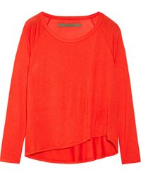 Enza Costa Jersey Top - Lyst