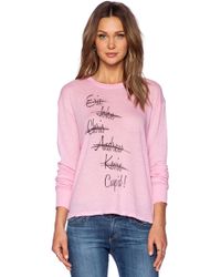 Wildfox Looking For Love Walk Of Shame T - Lyst