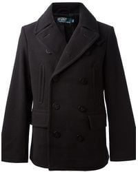 Ralph Lauren Blue Label Pea Coat - Lyst